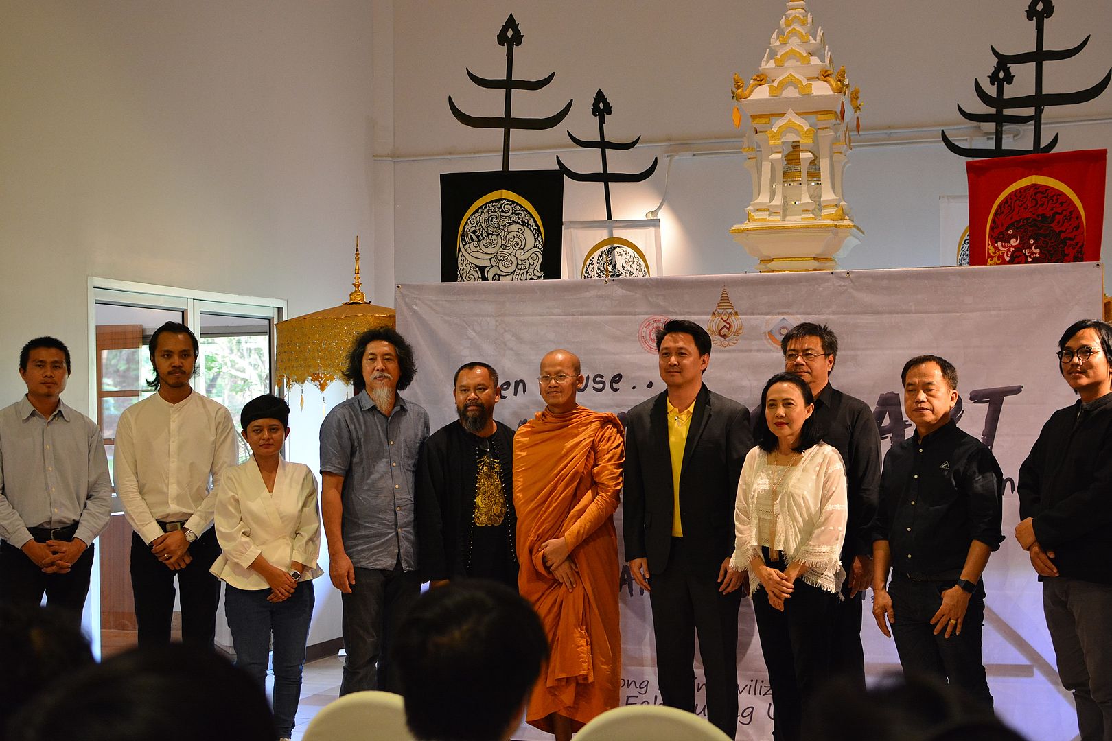 มฟล. ร่วมกับ สาขาวิชาพุทธศิลปกรรม วิทยาลัยสงฆ์เชียงราย เชิญชมนิทรรศการศิลปะ 'เปิดบ้านพุทธศิลป์' ครั้งที่2
