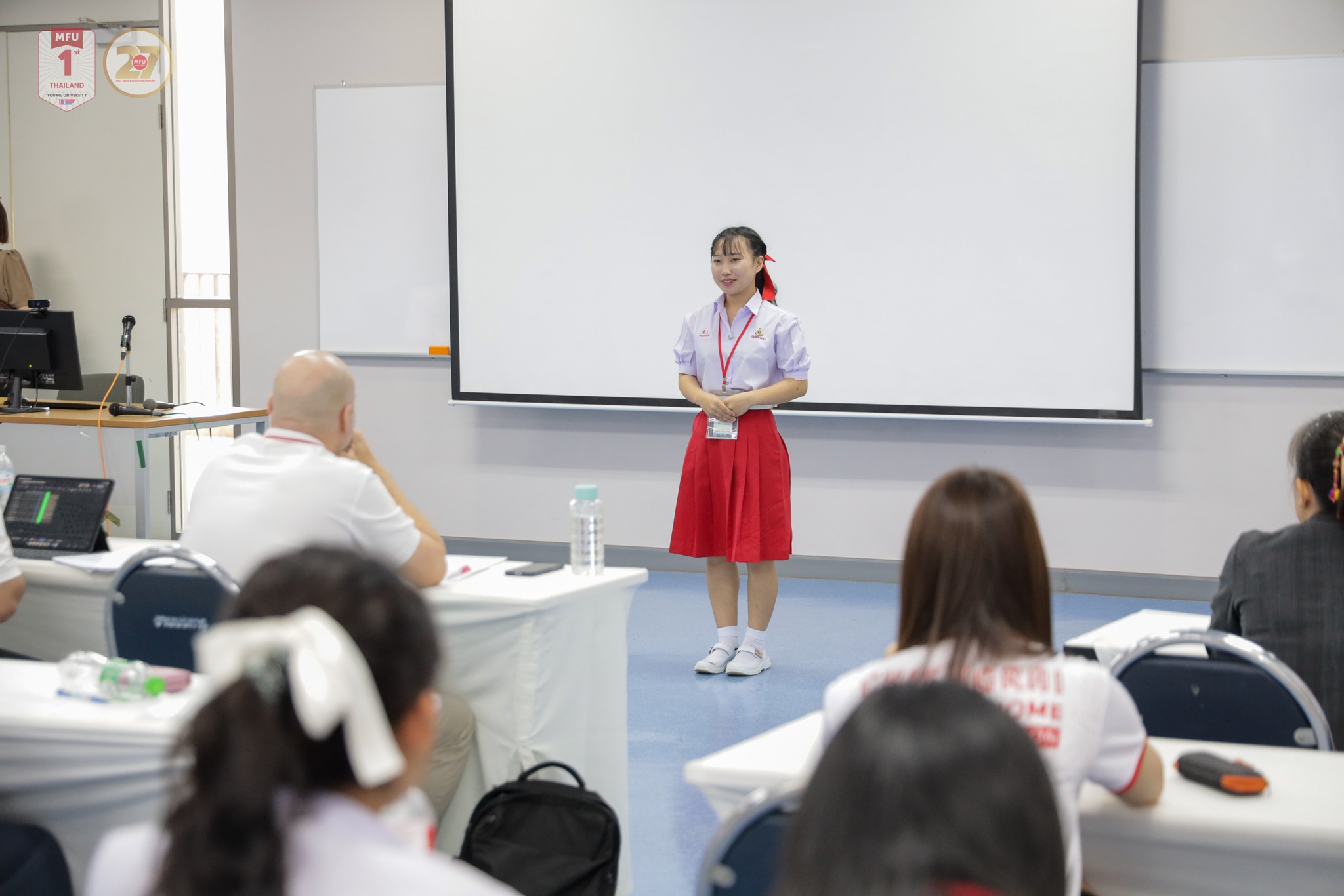 สนว.ศิลปศาสตร์ จัดกิจกรรม MFU Language Talent Expo 2025 นักเรียนเข้าร่วมแข่งขันทักษะด้านภาษาไทย-อังกฤษ