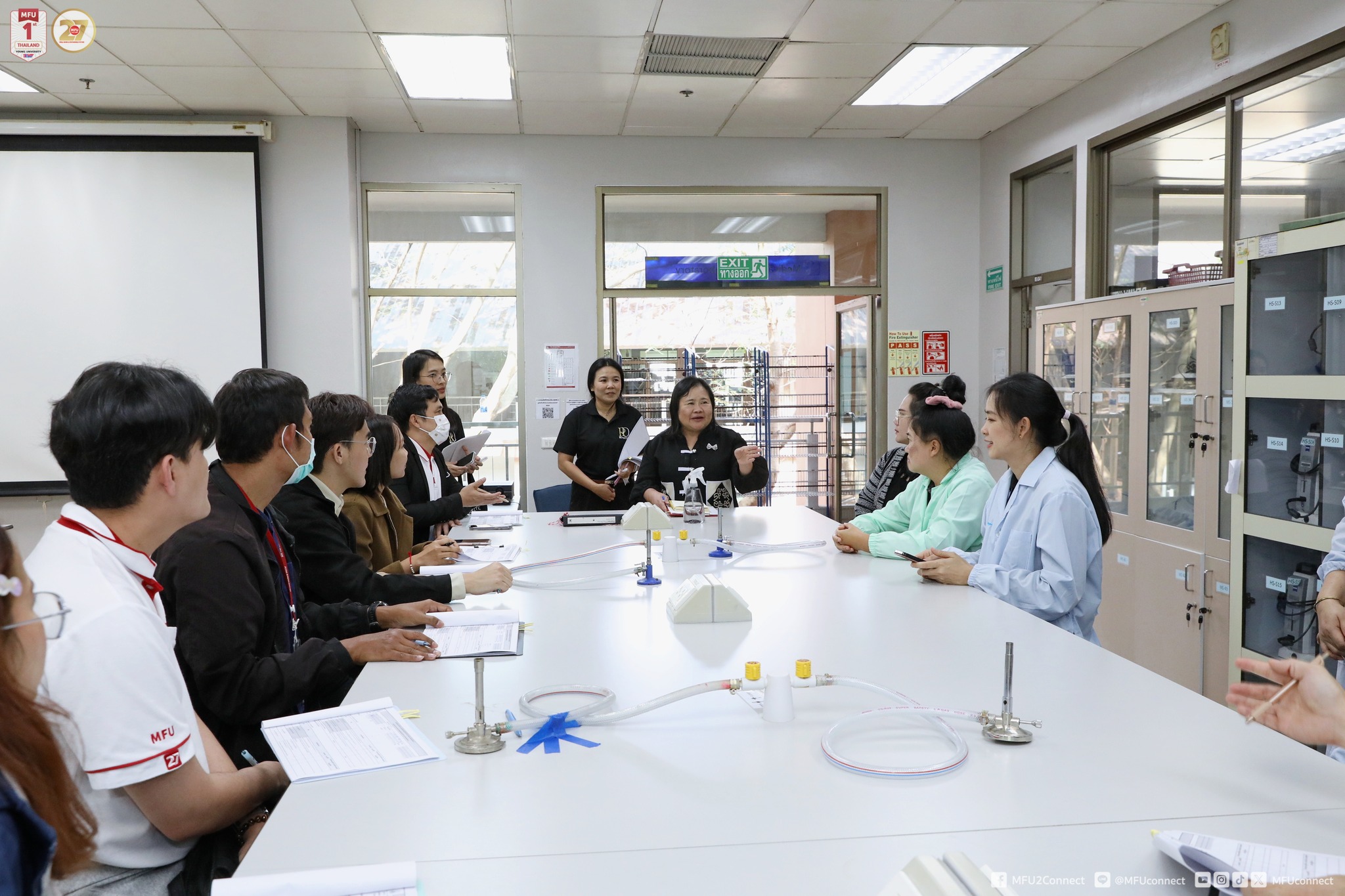 มฟล. จัดอบรมการตรวจประเมินความปลอดภัยของห้องปฏิบัติการที่เกี่ยวกับสารเคมี มุ่งยกระดับคุณภาพการเรียนการสอนและการวิจัย