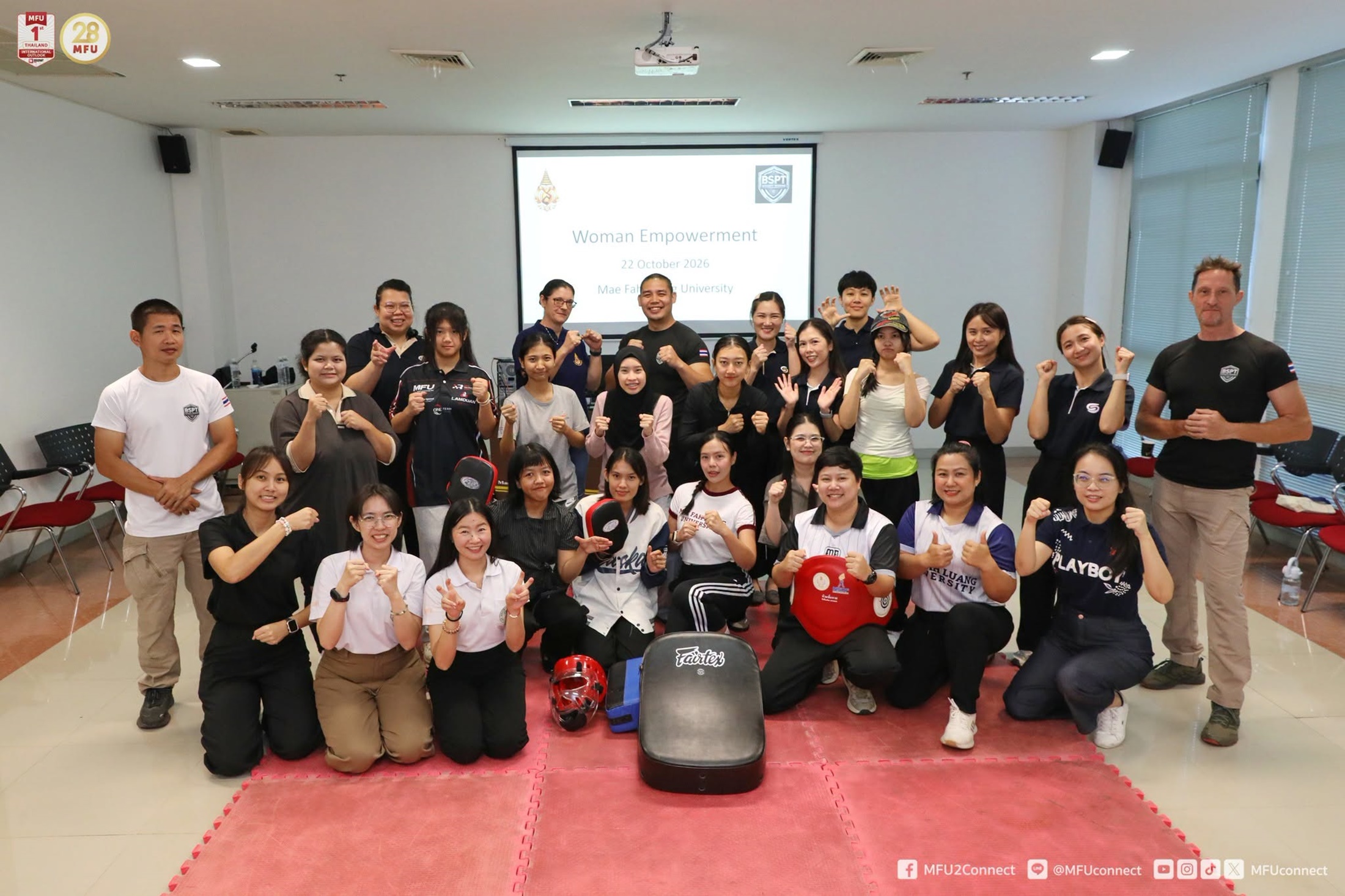 มฟล. จัดกิจกรรม “Women Empowerment” เสริมทักษะการป้องกันตัวสำหรับผู้หญิง