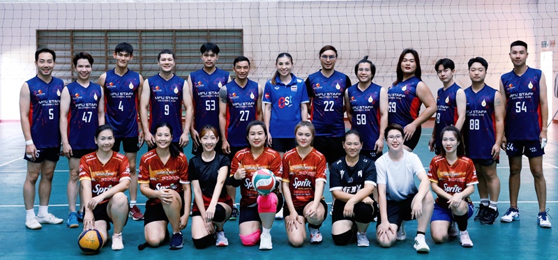 ชมรมกีฬาวอลเลย์บอลบุคลากร มฟล. จัดกิจกรรม “เสริมสร้างทักษะวอลเลย์บอลจากพื้นฐานสู่ความเป็นเลิศ