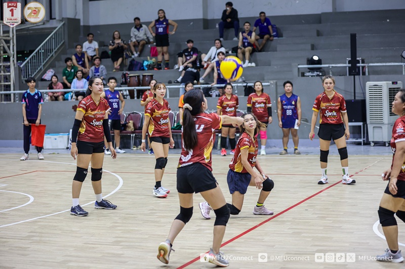 มฟล. - อบจ.เชียงราย แข่งขันวอลเลย์บอลเชื่อมสัมพันธ์ 