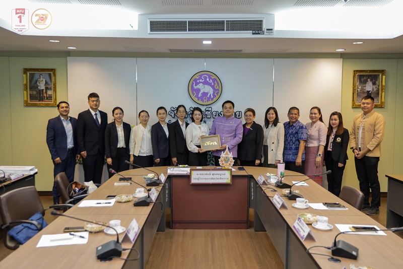 มหาวิทยาลัยแม่ฟ้าหลวงต้อนรับคณะเจ้าหน้าที่จีนเยือนเชียงราย 5 วัน เฉลิมฉลอง 50 ปีความสัมพันธ์ไทย-จีน